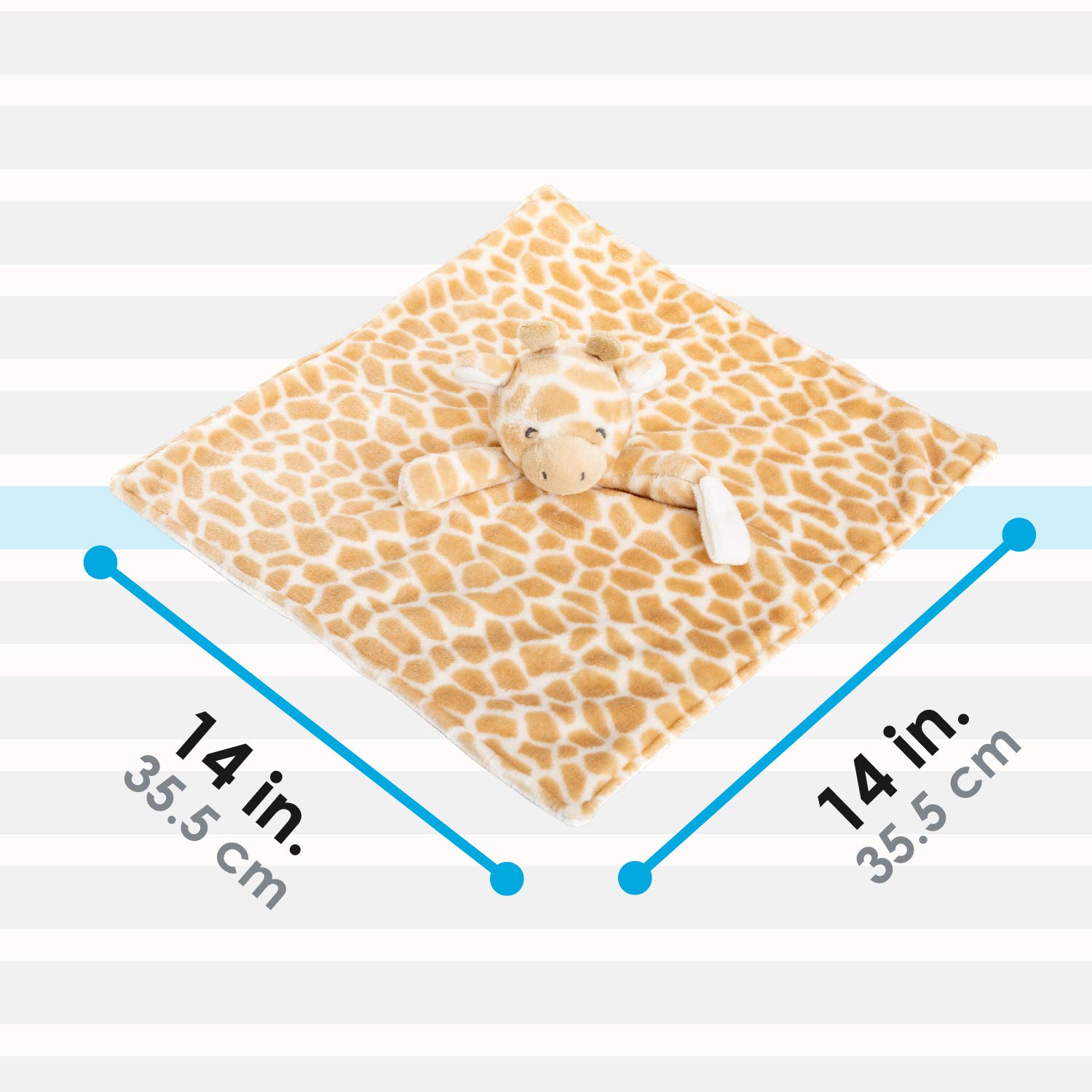 KIDS PREFERRED Carter's Giraffe Plush Stuffed Animal Snuggler Blanket - Image 5